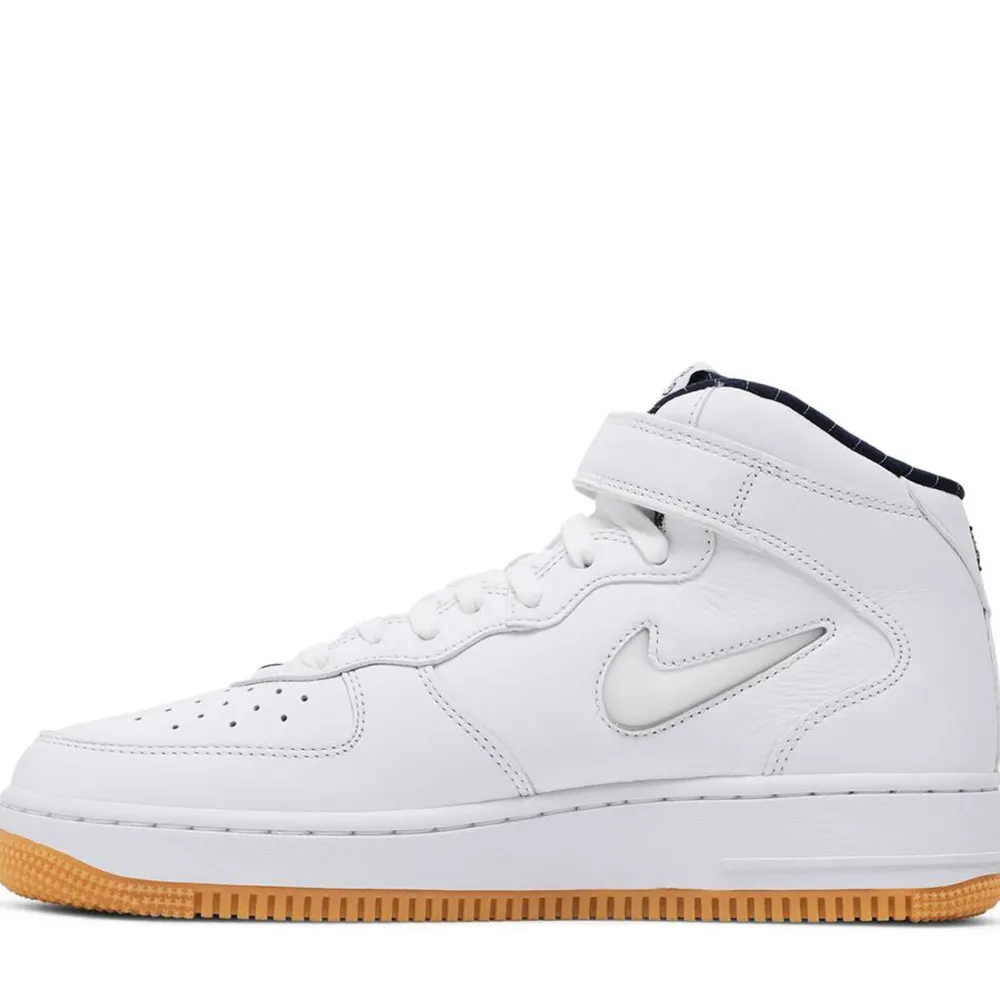 Nike Air Force 1 Mid QS Jewel NYC White Midnight Navy ||Plus Discount