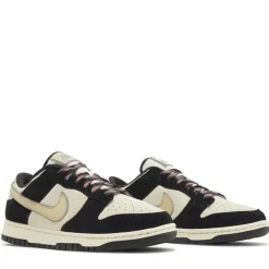 Nike Dunk Low LX Black Suede Team Gold (W)|Plus Outlet