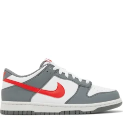 Nike Dunk Low Next Nature Smoke Grey Light Crimson (GS) ||Plus Fashion