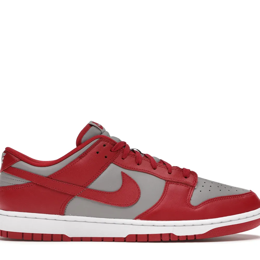 Nike Dunk Low Retro Medium Grey Varsity Red UNLV ||Plus Sale