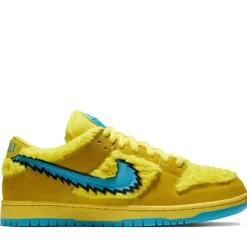 Nike SB Dunk Low Grateful Dead Bears Opti Yellow ||Plus New
