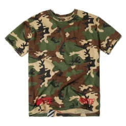 Off-White Camouflage Tee ||Plus Sale