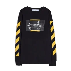 Off-White Caravaggio Painting L/S T-shirt Black/Yellow ||Plus Online