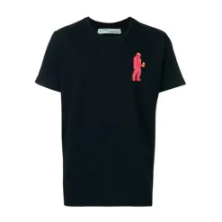 OFF-WHITE Hands and Planet Tee Black ||Plus Fashion