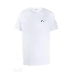 Off-White Logo S/S Slim T-Shirt White ||Plus New