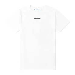 Off-White Marker S/S Slim Tee White/Blue ||Plus Fashion