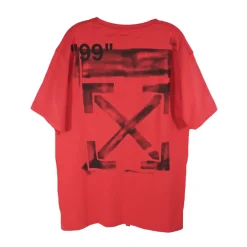 Off-White Red SS19 Impressionism T-Shirt ||Plus Outlet
