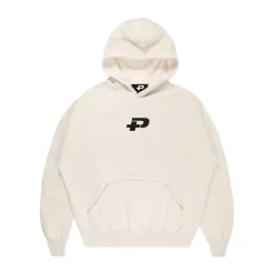 Embroidered Logo Hoodie Eggshell ||Plus Hot
