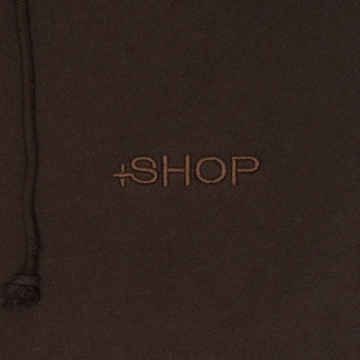 PLUS Shop Pullover Hoodie Ganache|Plus Basics Best
