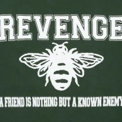 Revenge Friends Tee Forest Green Ivy | PLUS|Plus2 Hot