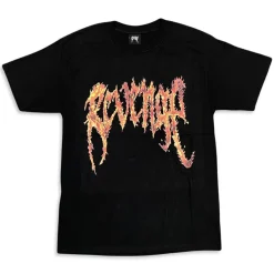 Revenge Gallery Red Inferno Tee Black | PLUS|Plus2 Sale