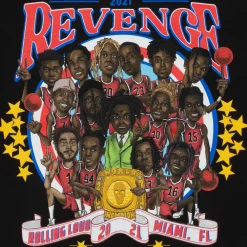 Revenge Gallery Rolling Loud Tee Black | PLUS|Plus2 Discount
