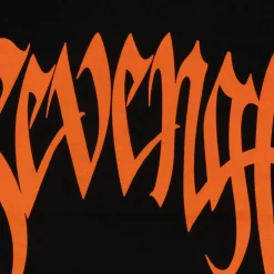 Revenge Orange Arch Logo Tee Black | PLUS|Plus2 Discount