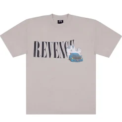 Revenge x Juice Wrld 999 Burnout Tee Cement | PLUS|Plus2 New