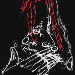 Revenge x Trippie Redd Smoke Tee Black | PLUS|Plus2 Discount