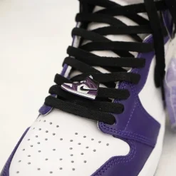 Shoobox Jordan 1 Court Purple White Pin ||Plus Online