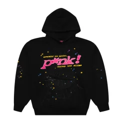 Spider Worldwide Punk Hoodie Black ||Plus Best