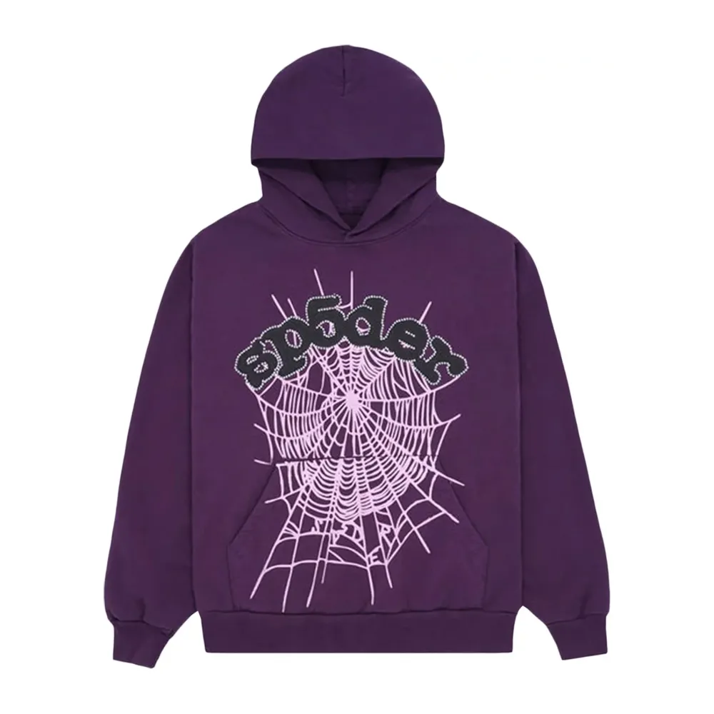Spider Worldwide Websuit Hoodie Purple ||Plus Outlet