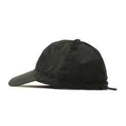 Stone Island Cotton Rep Six Panel Cap Black ||Plus Clearance