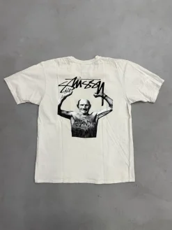 Stussy x Martine Rose Stand Firm Pigment Dyed Tee 'White'|PlusJ Outlet