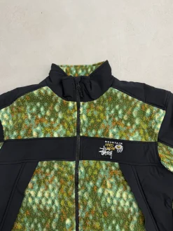 Stussy x Mountain Hardwear Fleece Jacket Groves Scale Print|PlusJ Sale
