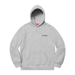 Supreme 1-800 Hooded Sweatshirt Heather Grey ||plus Online