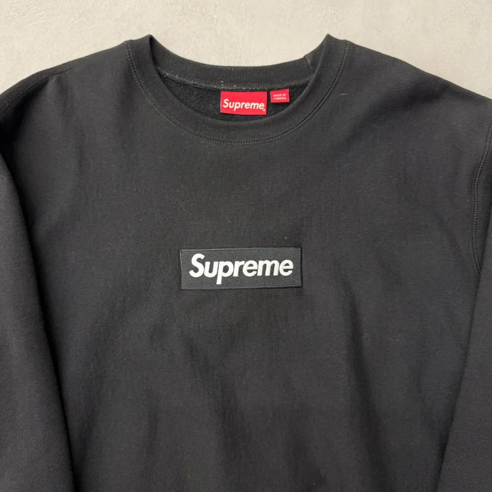 Supreme Box Logo Crewneck (FW18) Black (Used)|PlusJ Clearance