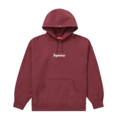 Supreme Box Logo Hooded Sweatshirt (FW21) Plum ||Plus Hot