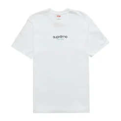 Supreme Classic Logo Tee White ||Plus Outlet