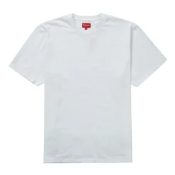 Supreme Contrast Appliqué S/S Top White ||Plus Outlet