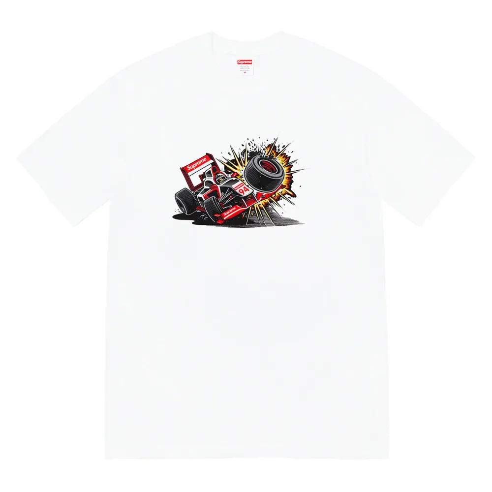 Supreme Crash Tee (FW21) White ||Plus Clearance