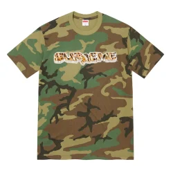 Supreme Diamond Tee Woodland Camo ||Plus Outlet