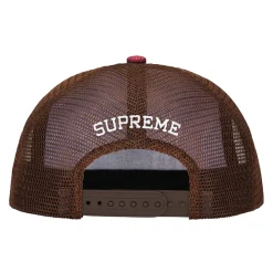 Supreme Gradient Jacquard Denim Mesh Back 5-Panel Tan ||Plus Clearance