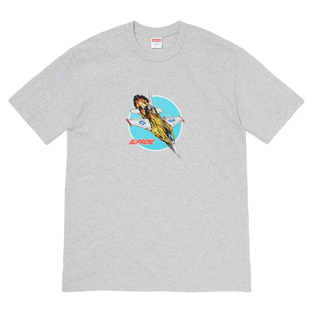 Supreme Jet Tee Heather Grey ||Plus Sale
