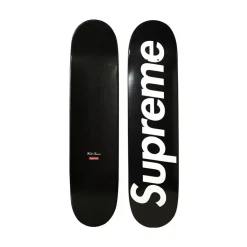 Supreme Logo Skateboard Deck Black ||Plus Clearance