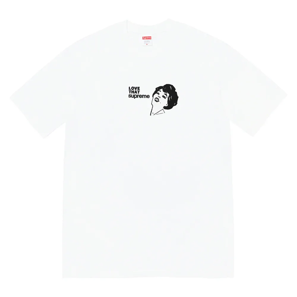 Supreme Love That Tee White ||Plus Hot