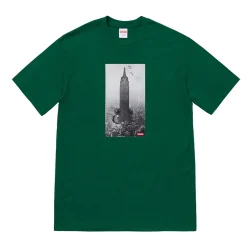 Supreme Mike Kelley The Empire State Building Tee Dark Green ||Plus Clearance