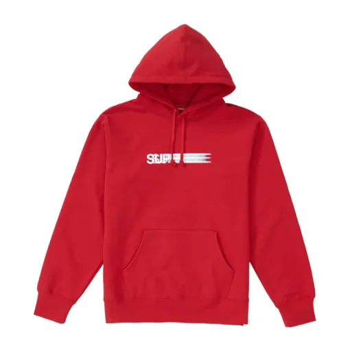 Supreme Motion Logo Hooded Sweatshirt (SS20) Red ||Plus Discount