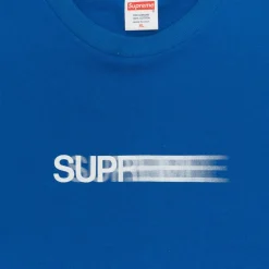 Supreme Motion Logo Tee Royal (SS16) (USED)|Plus Fashion