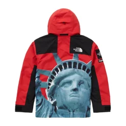 Supreme The North Face Statue of Liberty Mountain Jacket Red ||Plus Hot