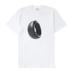 Supreme Tire Tee White ||Plus Hot