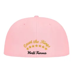 Supreme Undisputed Box Logo New Era Fitted Hat Dark Pink ||Plus Fashion