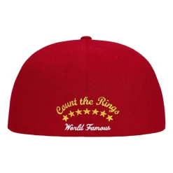 Supreme Undisputed Box Logo New Era Fitted Hat Dark Red ||Plus Fashion