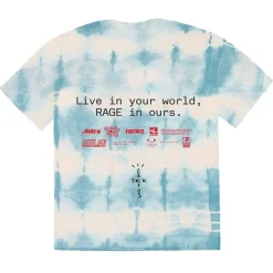 Travis Scott The Scotts World Tie Dye T-shirt Tie Dye ||Plus Clearance