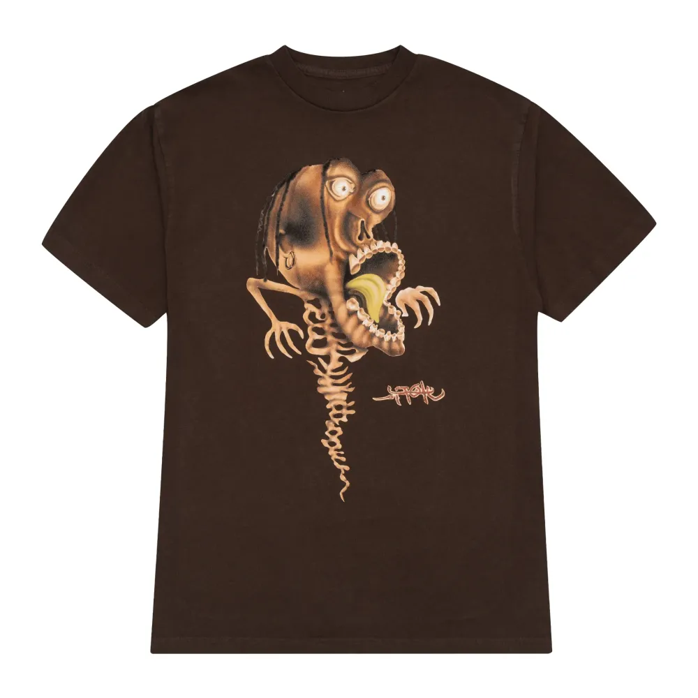 Travis Scott Utopia Annihilator Tee Brown ||Plus Hot