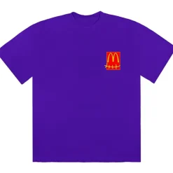 Travis Scott x McDonald's Action Figure Series II T-Shirt Purple ||Plus Online