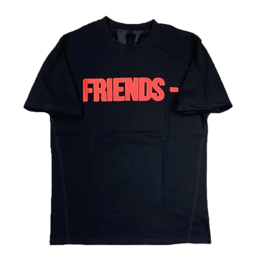 Vlone Friends Scream Tee Black/Red ||Plus Hot