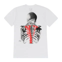 Vlone x Never Broke Again Bones T-Shirt White ||Plus Sale
