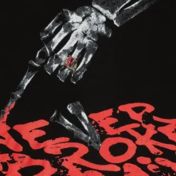 Vlone x Never Broke Again Bones T-Shirt Black ||Plus Outlet